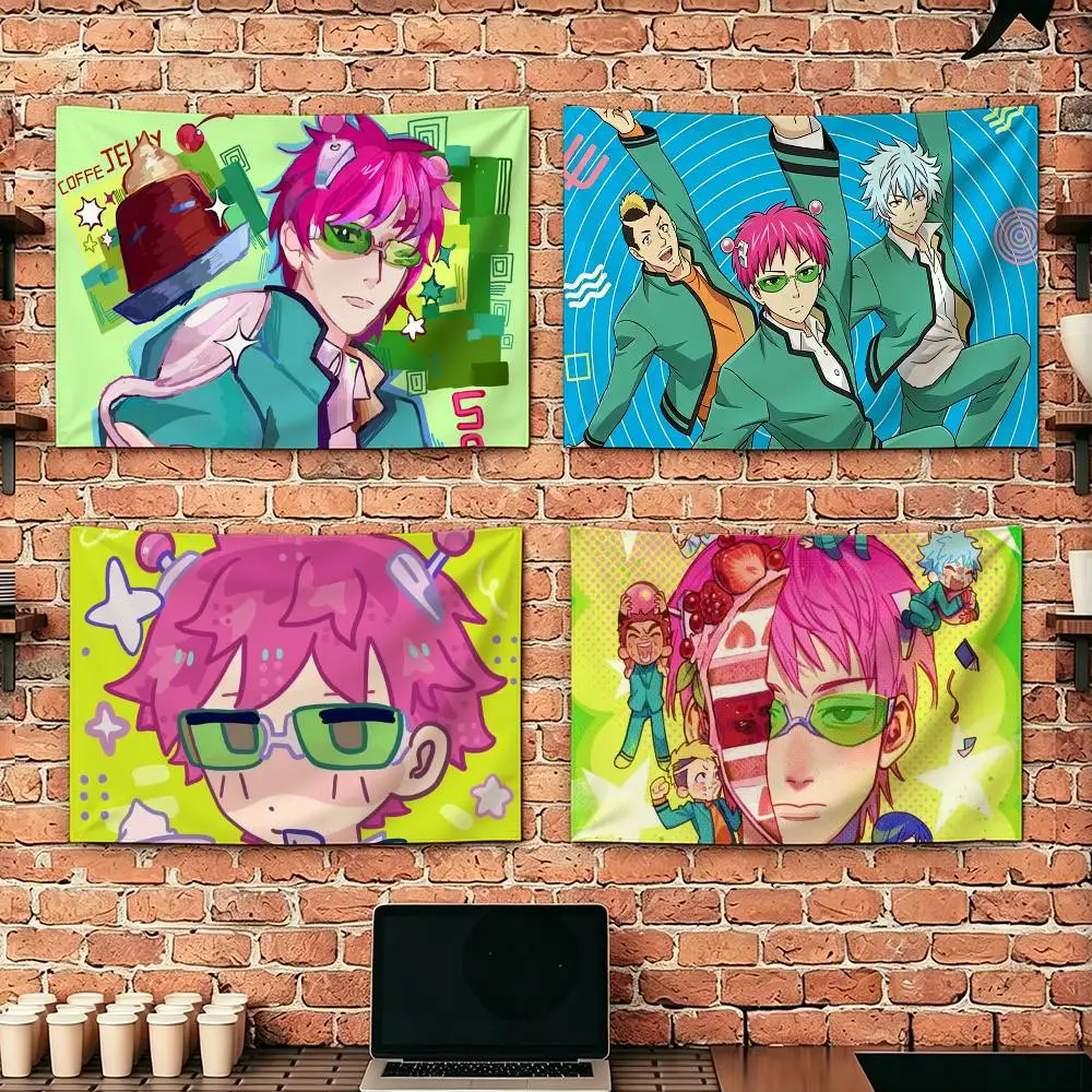

Disastrous Life S-Saiki K Kusuo Saiki Flags Wall Hanging Tapestry Outdoor Garage Room Decorative flag Background Blanket