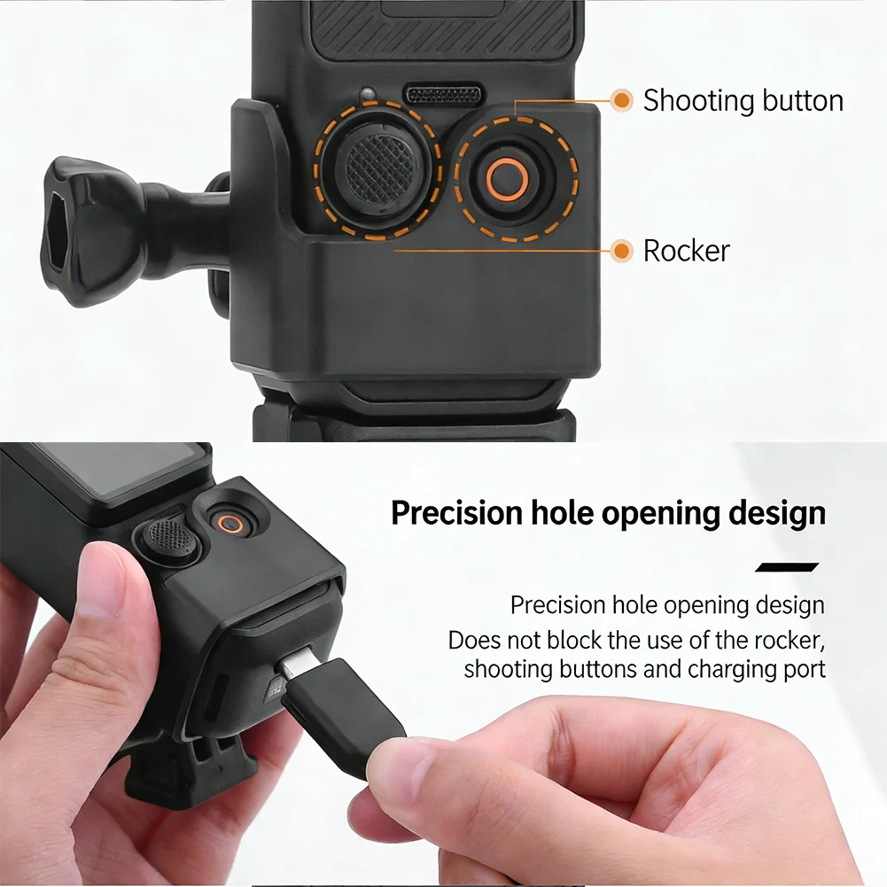 Backpack Clip Mount Strap First-Person Perspective Outdoor Live Stream Vlog Video Capture for DJI Osmo Pocket 3 Camera Accessory view 5