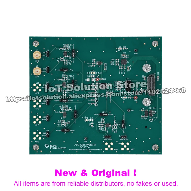 ADC128S102EVM ADC128S102 evaluation module for 12-bit, eight-channel, SAR analog-to-digital converter ADC