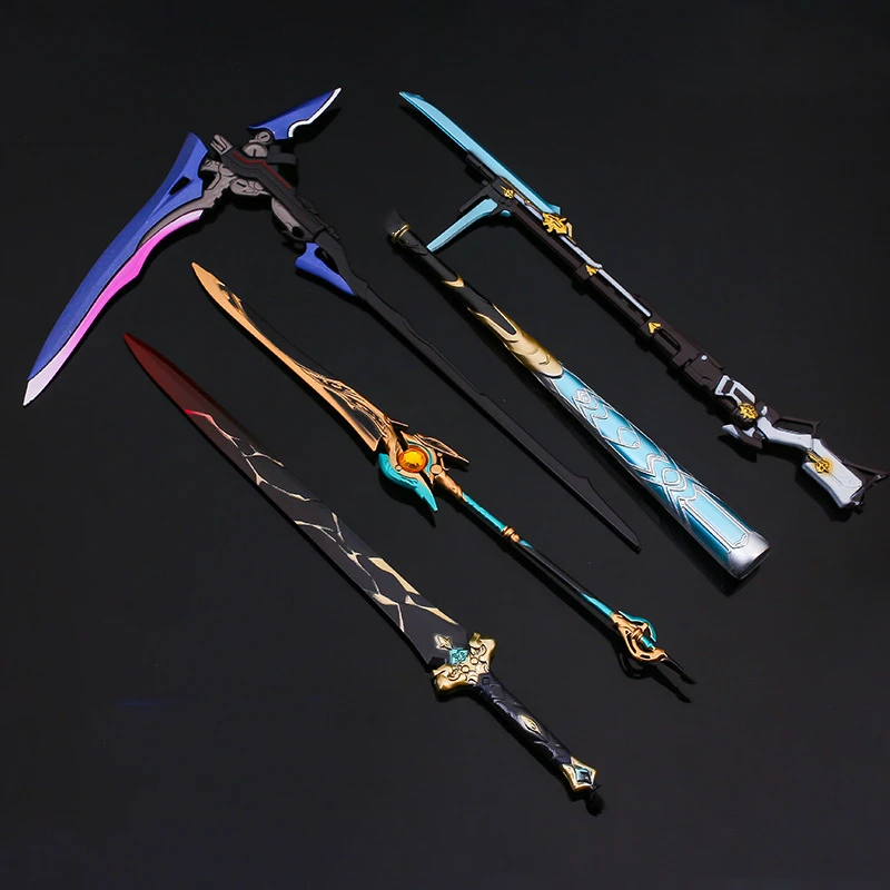 Game Honkai: Star Rail Metal Weapon Sword Model Xi'er Yanqing Jingyuan Blade Brunia Kafka Decoration Toy Mini Decoration Toy