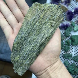 Green Tourmaline Natural Stone Raw Mineral Specimen Gemstones Healing Teaching Room Decor Collect Reiki Crystals Rock Stones 1pc