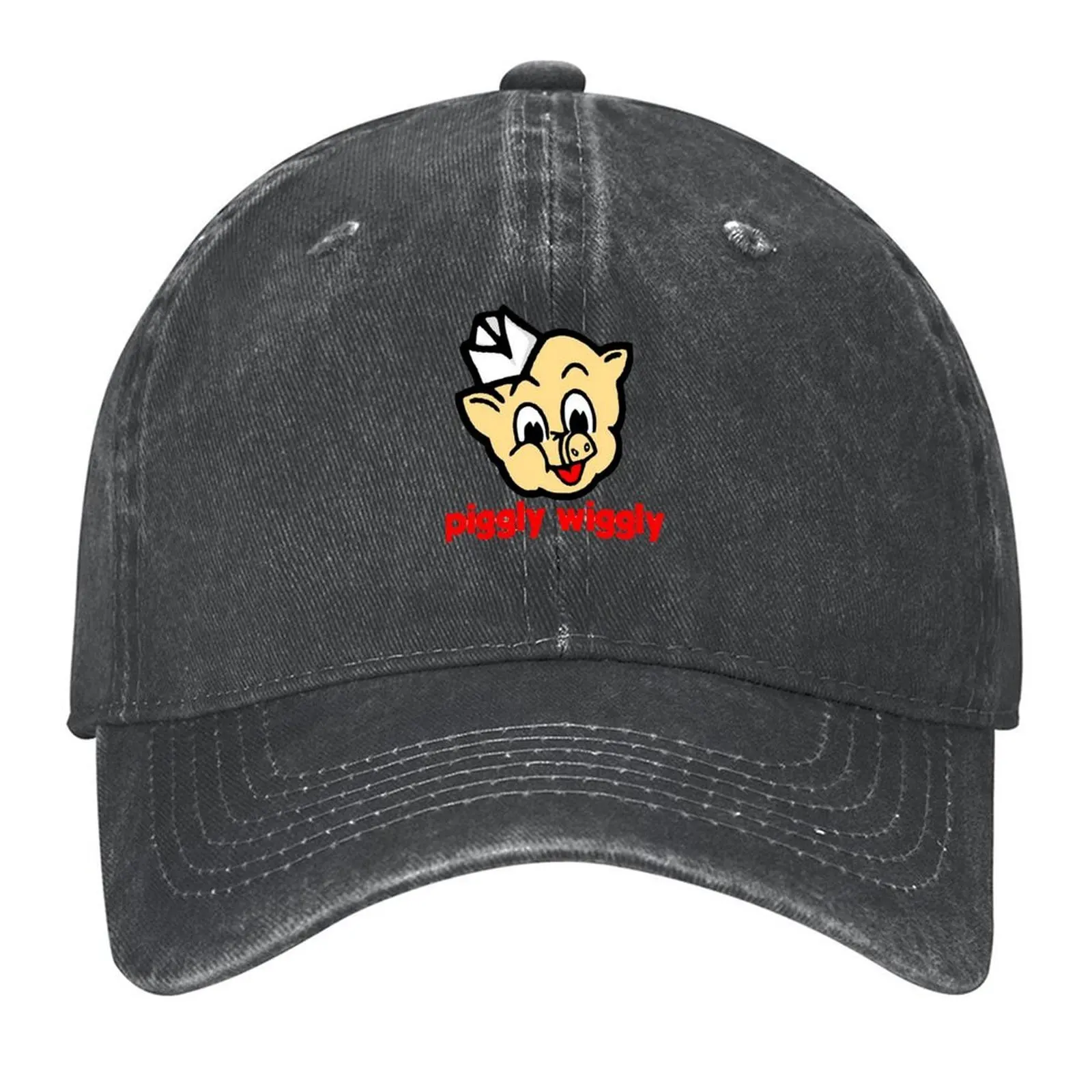 

Piggly Wiggly - Retro Piggly Wiggly 1916 #4 Baseball Cap Big Size Hat Snapback Cap Streetwear Sunhat Caps Women Men's