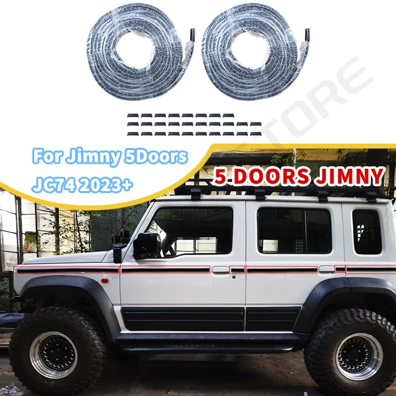 5 Door Jimny Body Cladding G-Wagen type Side Body Moulding Trim For Maruti Suzuki XL Jimny JC74 2023 2024 4 DOORS