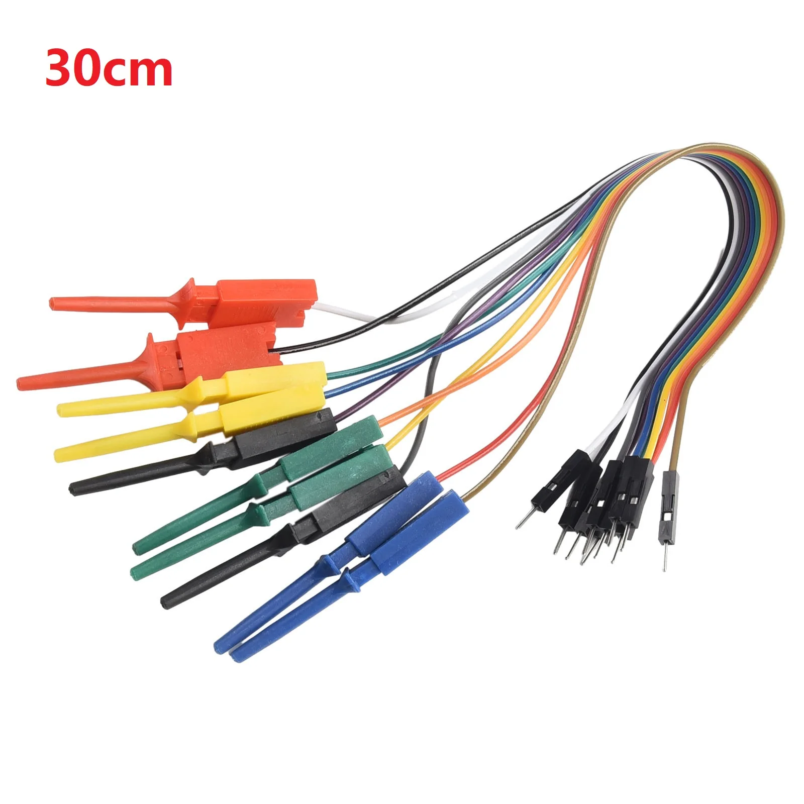 Practical Cable Clamp Probe For Logic Analyzer 10 Needle Connect Pins Easily Firmly Clamp Higher Drive Efficiency