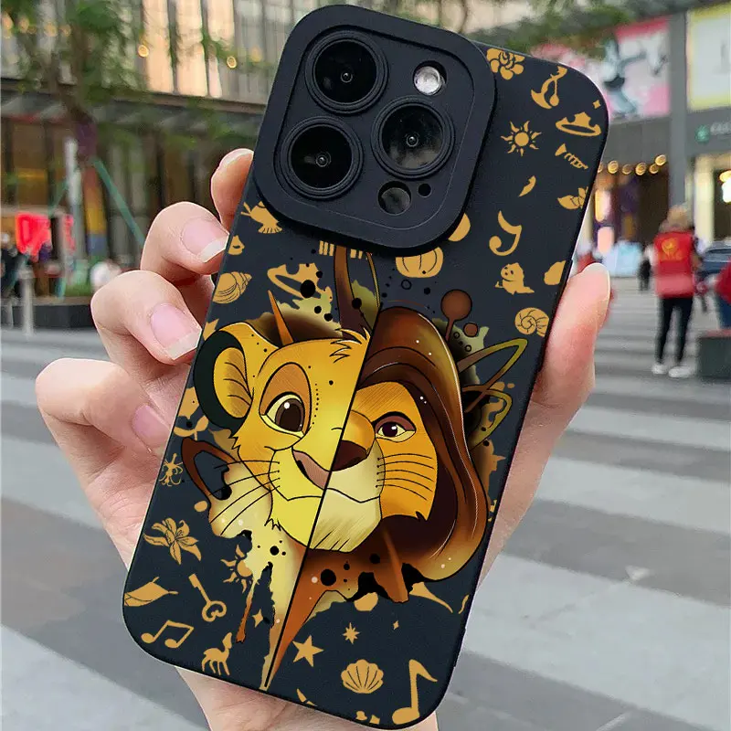 The Lion King Disneys Hot Simba Pupil Full Screen Silicone Phone Case for Xiaomi Mi 11 Lite 11T 10T Poco X3 GT NFC M3 8 9 Pro image 5