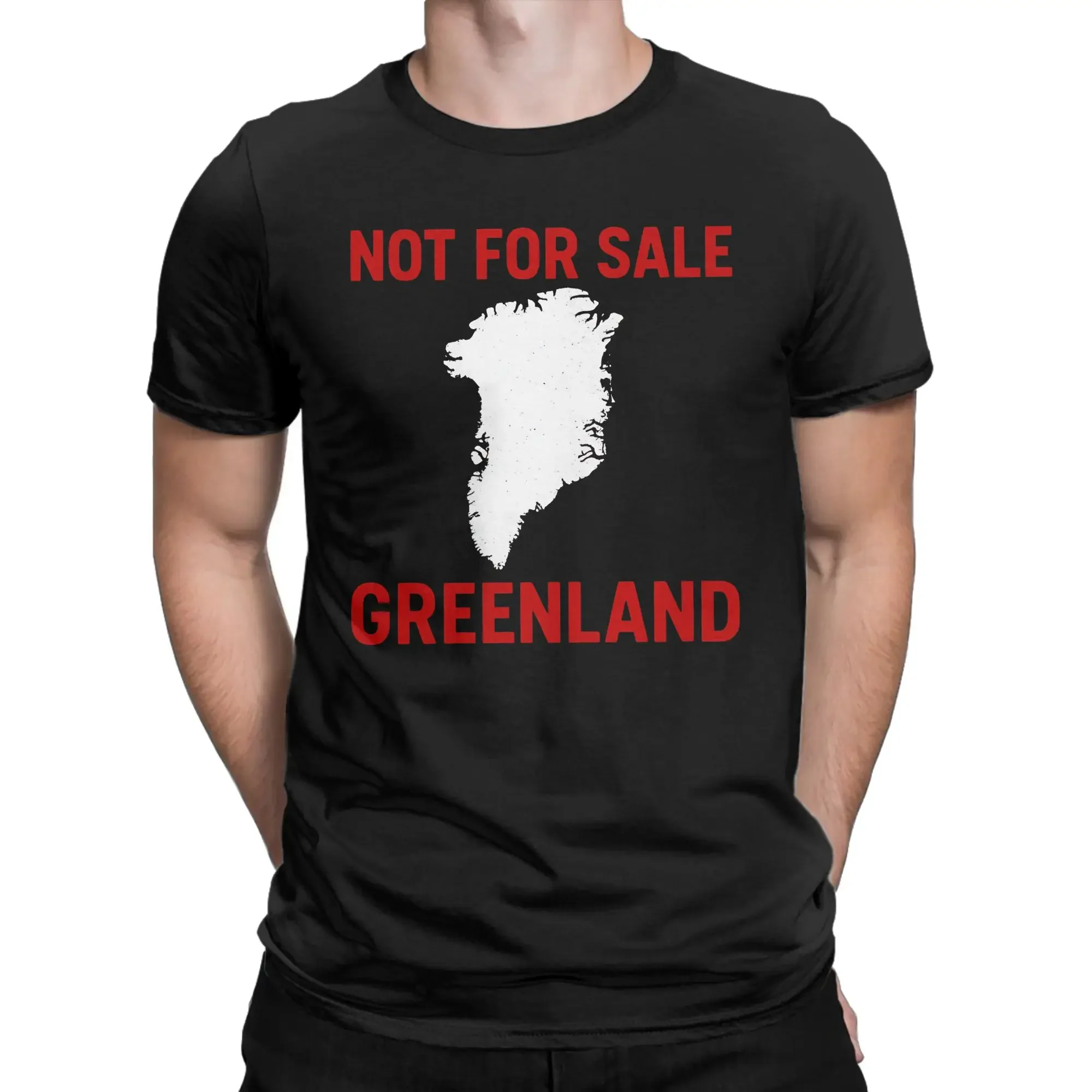 Greenland  Cotton T-Shirt For Men Summer  Vintage T Shirts Comfortable Trending Tee Shirt Big Size Print Tops