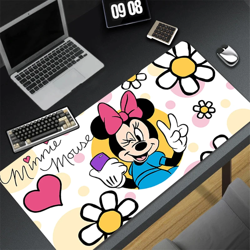 

Pattern Game Mousepad Pad Rubber Mouse Mat Desk Gaming Non Slip Table Mat PC Gamer Cabinet Mousepad M-minnie Mouse Keyboard Pad