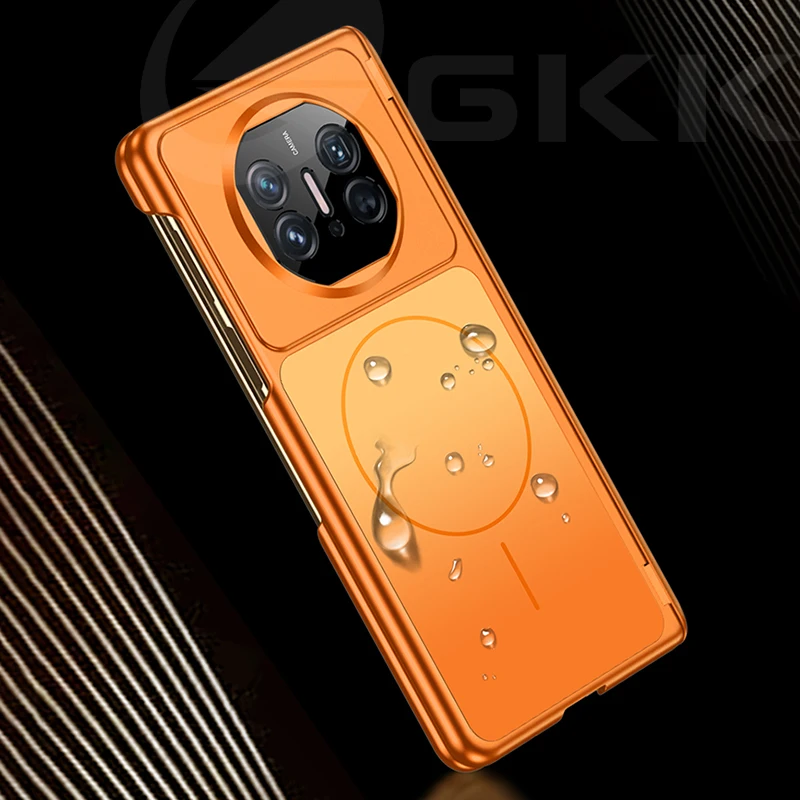 Magnetic Hinge Frosted Case For Huawei Mate X3 X5 X6 Only Back For Magsafe Wireless Charge Plastic Cover For Huawei Mate X6 Case view 5