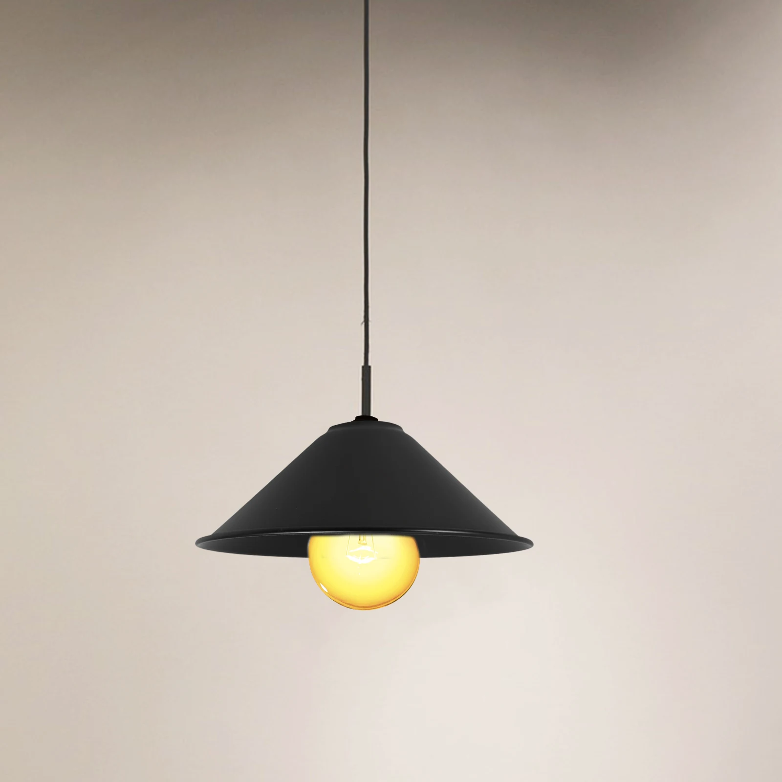 

Chandelier Shade Cone Pendant Light Socket Covers Bell Lamp Replacement Fixtures Burlap Table Shades Retro Industrial