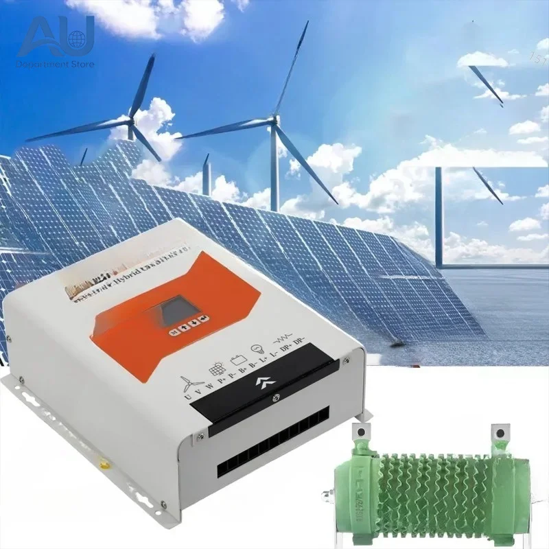 3000W 12/24/48V Auto Solar Wind Controller Optional WiFi MPPT Hybrid Charge Controller Wind Solar Panel Charger use Solar Wind