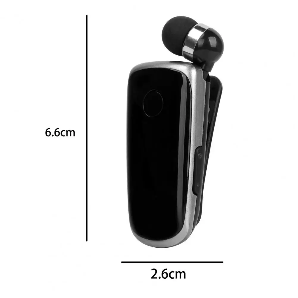 Handsfree Wireless Earphone Stereo Surround Wear Clip Wireless Earbud Multi-point Connection Support Music Listening