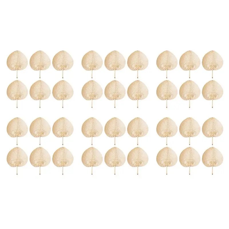 EYFL-36X Natural Handmade Straw Fan Hand-Woven Palm Leaf Hand Woven Summer Cooling Mosquito Repellent Hand Fans