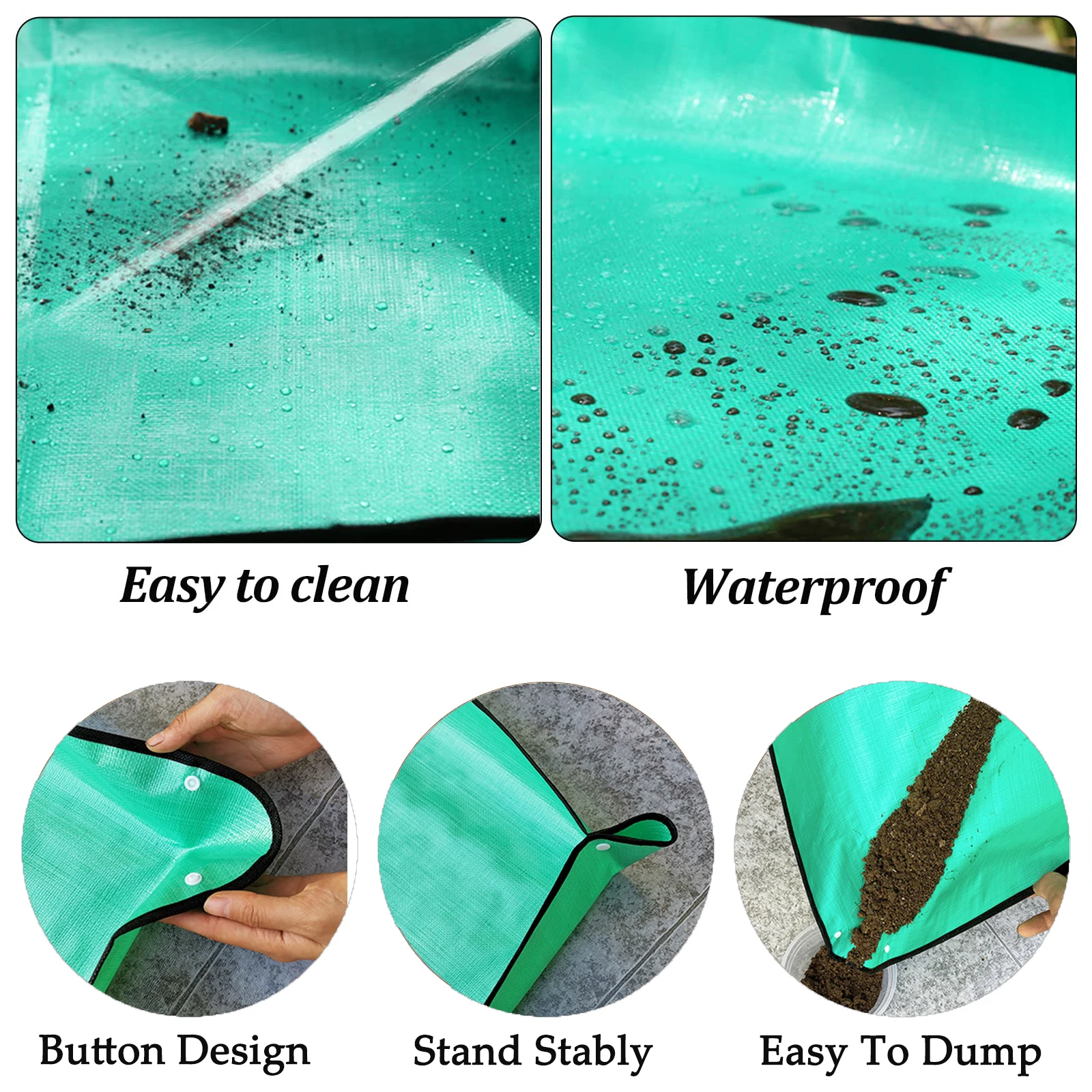 防水植栽マット PE 植物植え替えマット 植物移植用折りたた - Bonsai Repotting Mat のレビューと価格