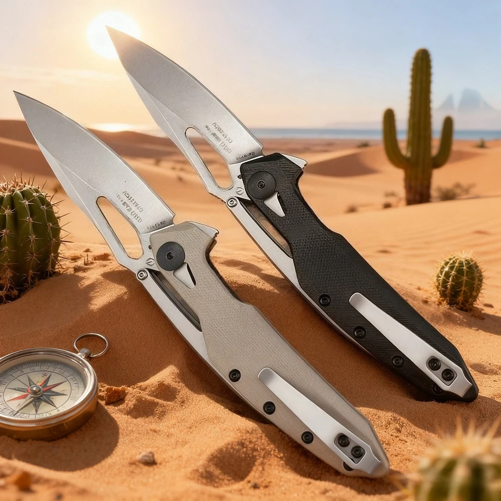 0990 البرية مغامرة EDC بقاء سكين جيب المحمولة D2 شفرة التخييم في الهواء الطلق فائدة سكين للفرد أدوات سكين الإنقاذ