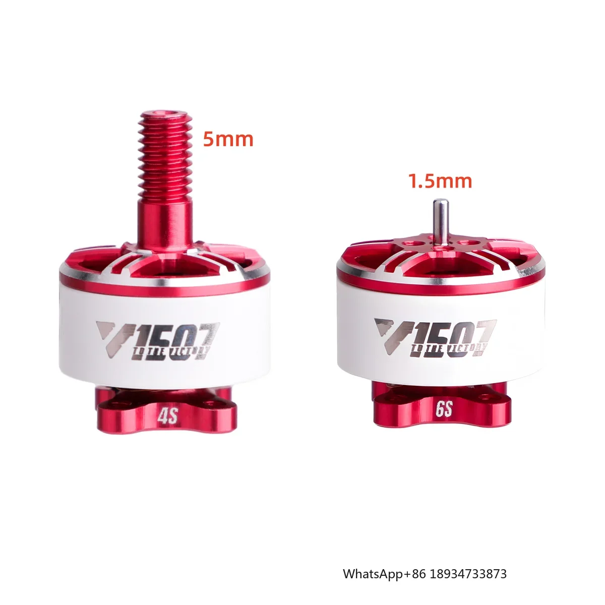 T-MOTOR V1507 1.5mm 5mm Shaft 4S 6S Multi-axis Fpv Drone Uav Electric Brushless Motor Machine