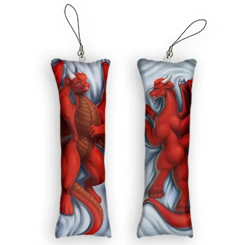 

FashionAnime Character Design Diggy's Dakimakura Mini Keychain Funny Pendant Double-Sided Print Ornament Small Pillow KeyChain