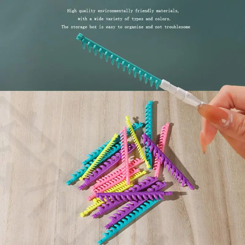 20/30 Stück Haarstyling-Werkzeuge Haarwurzel-Lockenstäbe mit Clips für Pony-Volumen und flauschige Wellen, Salon-Lockenwickler-Set – Detail 9