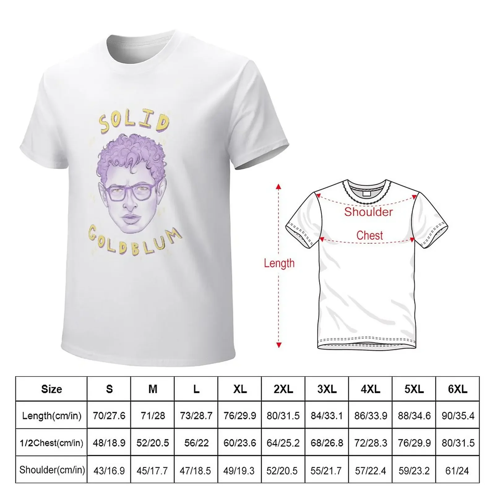 solid goldblum T-Shirt Short sleeve tee animal prinfor boys designer t shirt men