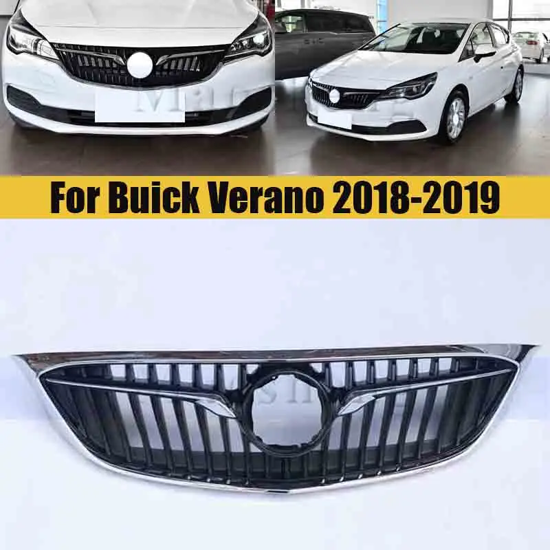 

Front Bumper Grill Mask For Buick Verano 2018-2019 Radiator Chrome Grille Medium Net Racing Grills Auto Grille