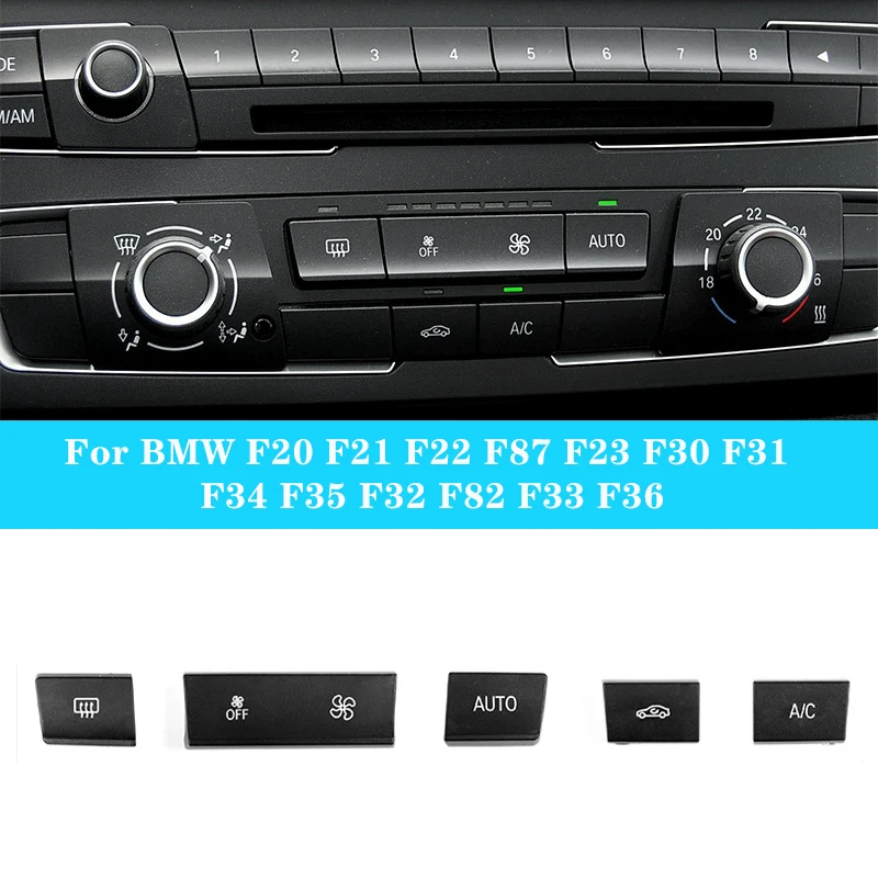 Car AC Temperature Control Button Air Conditioning Volume Dashboard For BMW F20 F21 F22 F87 F23 F30 F31 F34 F35 F32 F82 F33 F36