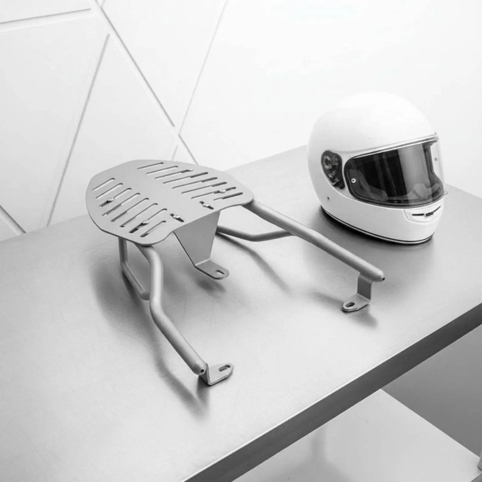 

Motorcycle Storage Box Bracket Long-Lasting Electric Scooter Rear Rack Electric Scooter Load Brace Strong Iron Construction