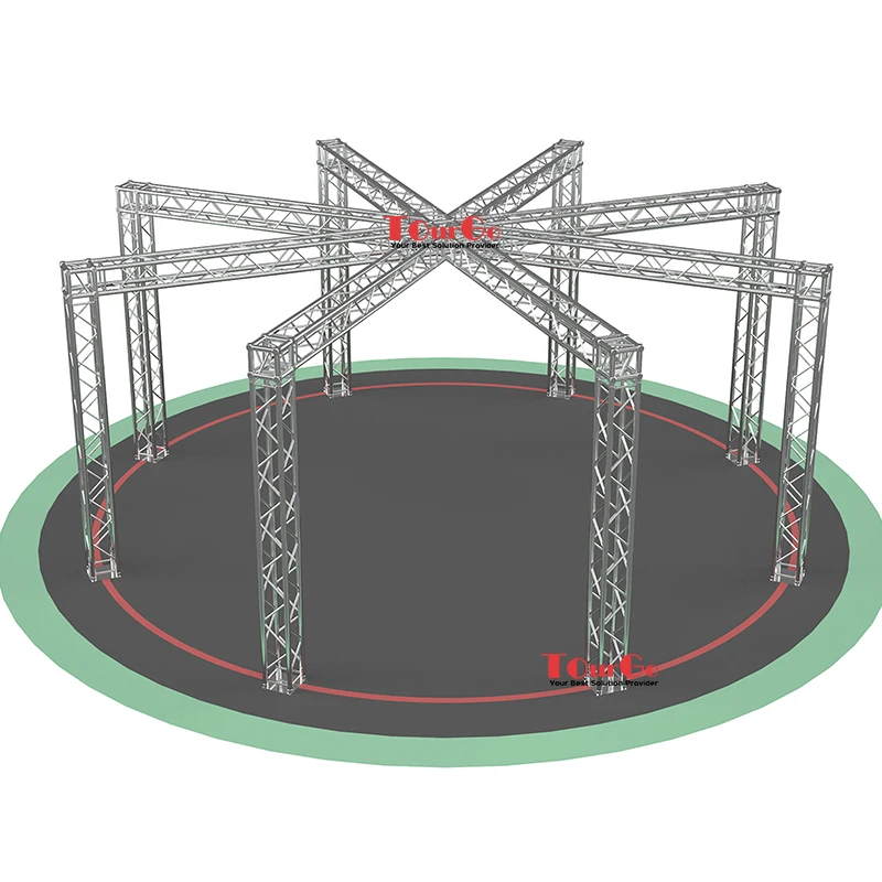 

Custom Stage Concert Lighting Event Roof Truss Aluminum Spider Trade Show Display Booth Truss System