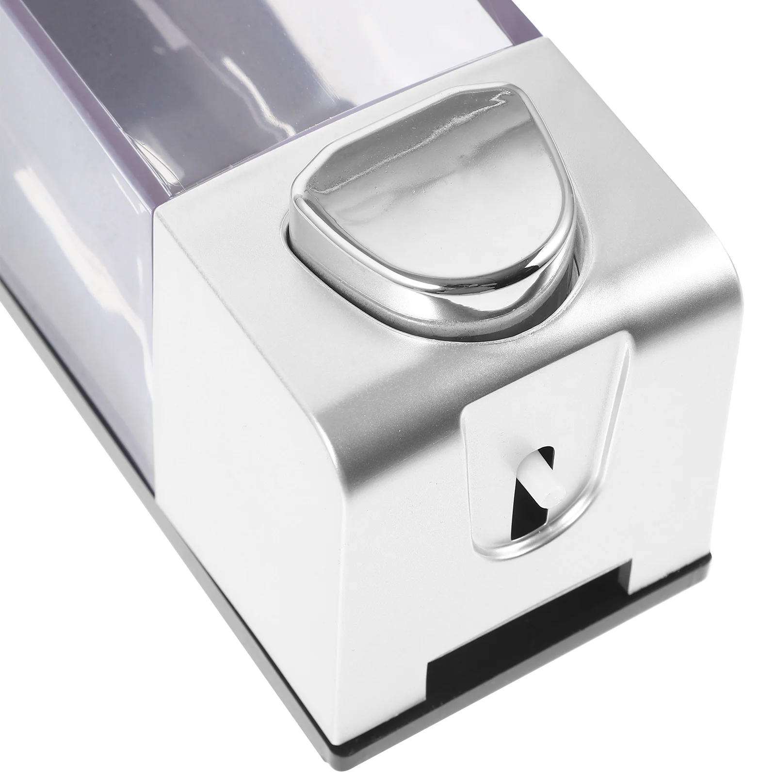 

2Pcs Transparent Soap Dispenser Large Capacity Wall Mounted ABS Shampoo Container for Bathroom Liquid Dispensing System