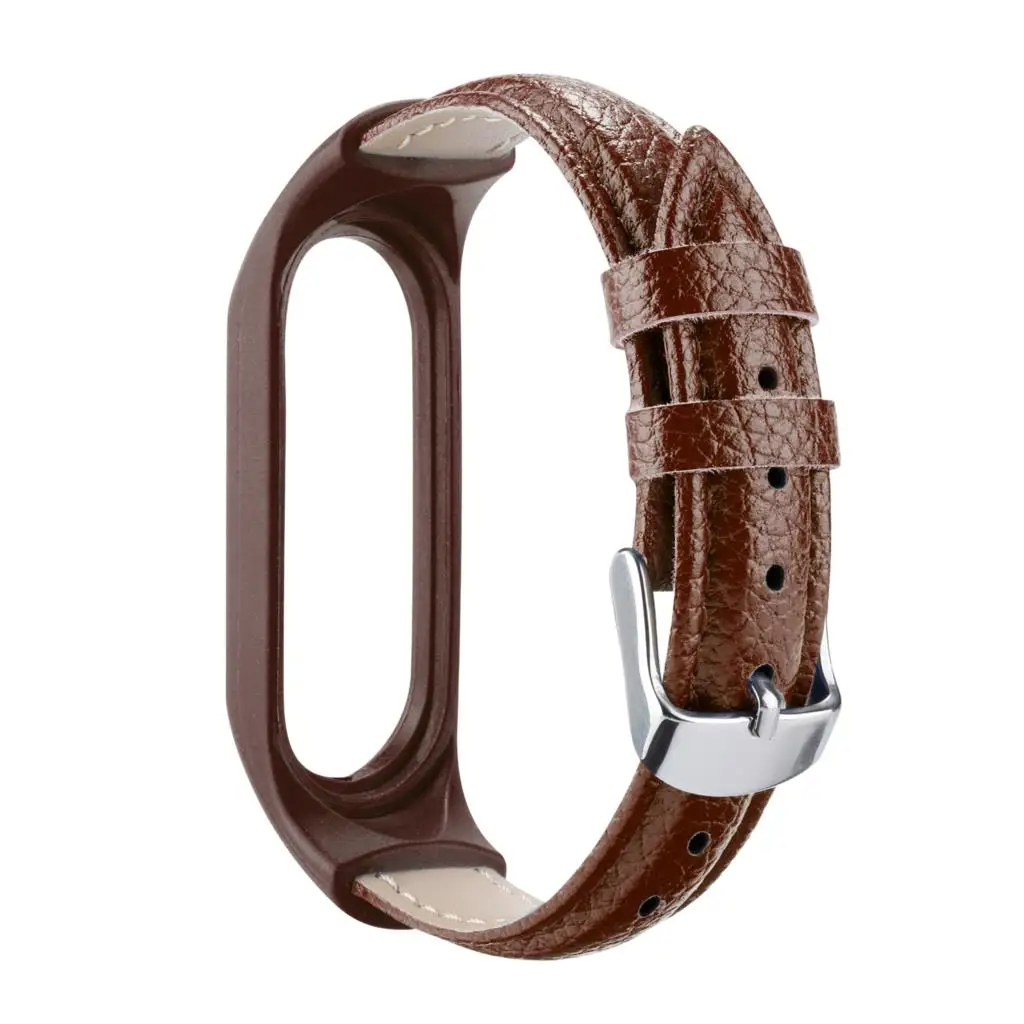 Strap for Xiaomi Mi Band 7 6 5 4 3 for Mi Band 5 Bracelet Leather Wrist Mi Band 6 Strap Wristbands Pulseira Smart Accessories