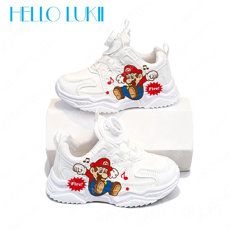 هدية عيد الميلاد ماريو الكرتون الطباعة عالية الجودة في الهواء الطلق أحذية خفيفة الوزن بنين بنات أحذية مريحة هدية للأطفال