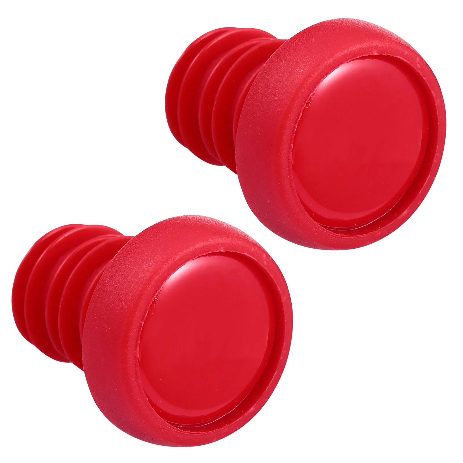 1Pair Sturdy Trustworthy Handlebar Cap Durable and Portable Bike Supply Bar End Plug Bar End Plug Bike Grip Caps
