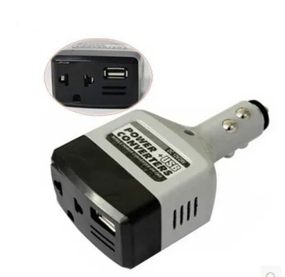 

Car Power Converter Inverter 12V/24V for 220V Adapter Charger Car Cigarette-Lighter Socket Power+USB Converter