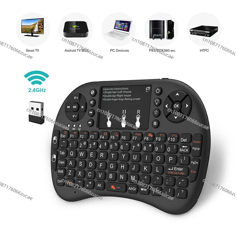 Wireless Backlight Bluetooth Keyboard Remote Control TV Android Phablet Gaming Mouse Set