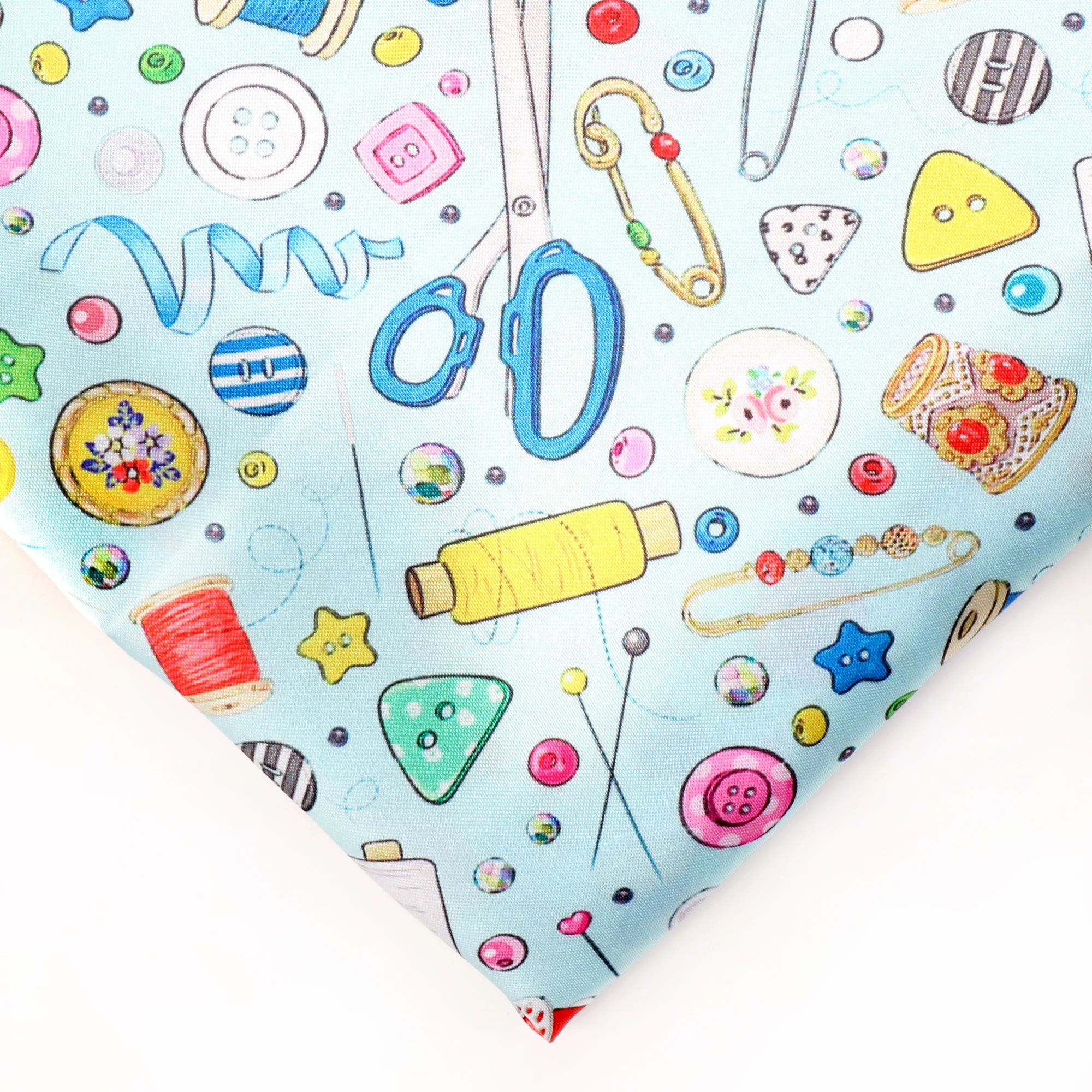 Diy Sewing Tool Pattern 50*145cm Polyester 100% Cotton Fabric Sewing Quilting Fabric Needlework Material DIY Cloth Handmade