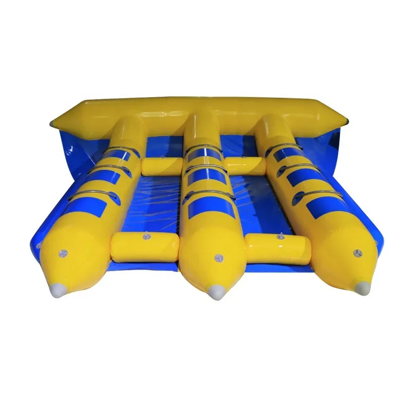 9 Riders Inflatable Banana Boat High Quality Towable Tube Fly Fish for Water Sports Game