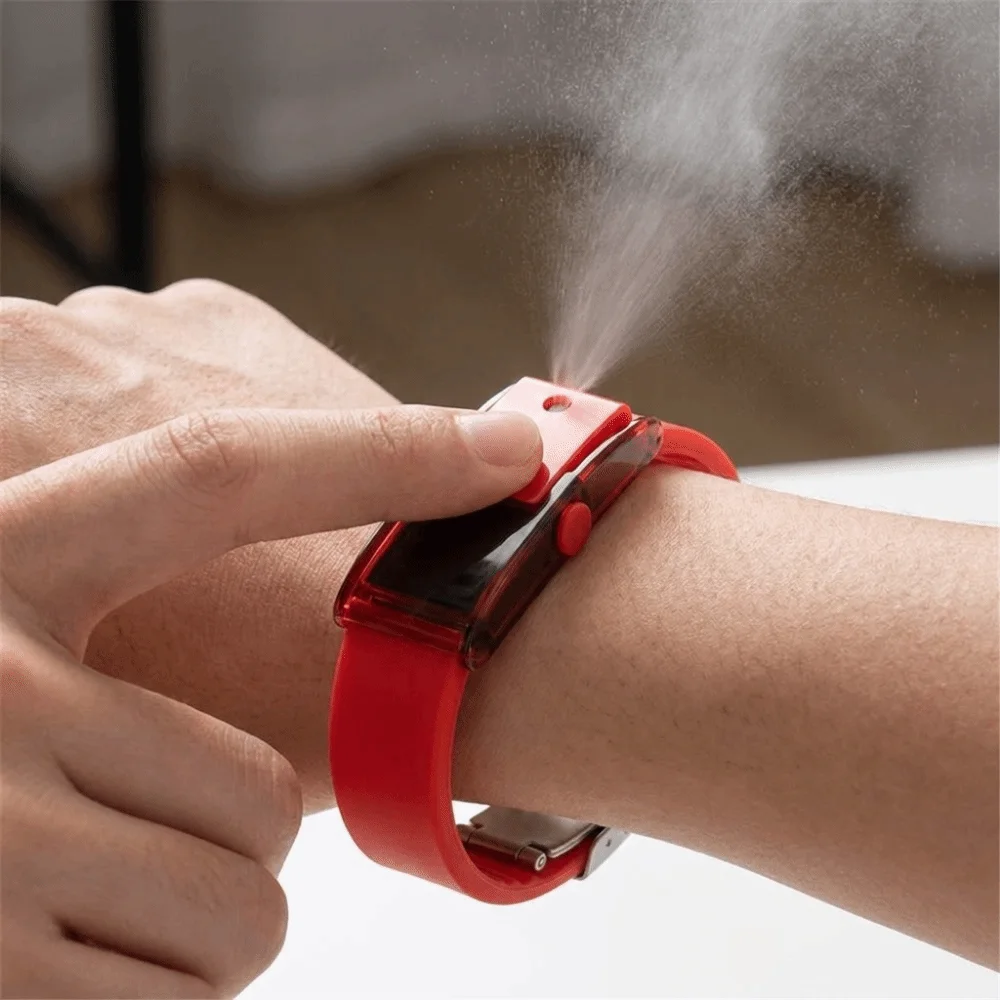 Portable PVC Scent Diffuser Bracelet Lightweight Adjustable Wristband Diffuser Bangle Refillable Scent System Wristband Travel