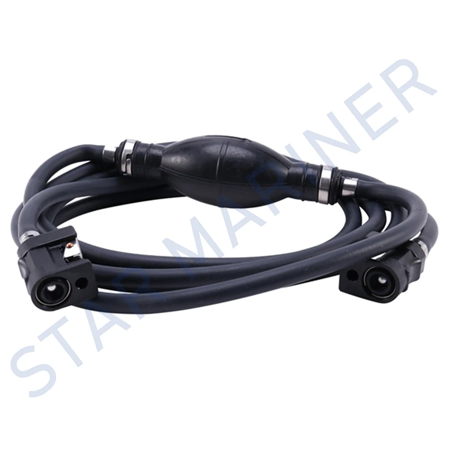 6Y2-24306 Fuel Line Hose With Connector And Primer Pump For Yamaha Outboard Motor Parsun Fuel Pipe Assy 6Y1-24306 Fuel Hose