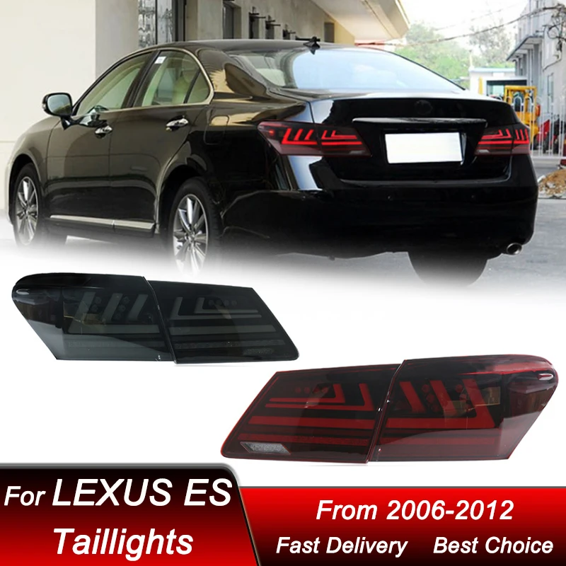 

Car styling Tail Lights For Lexus ES ES350 06-12 Upgrade new style LED Tail Lamp Dynamic Turn Signal Light Tail Lamp Assembly