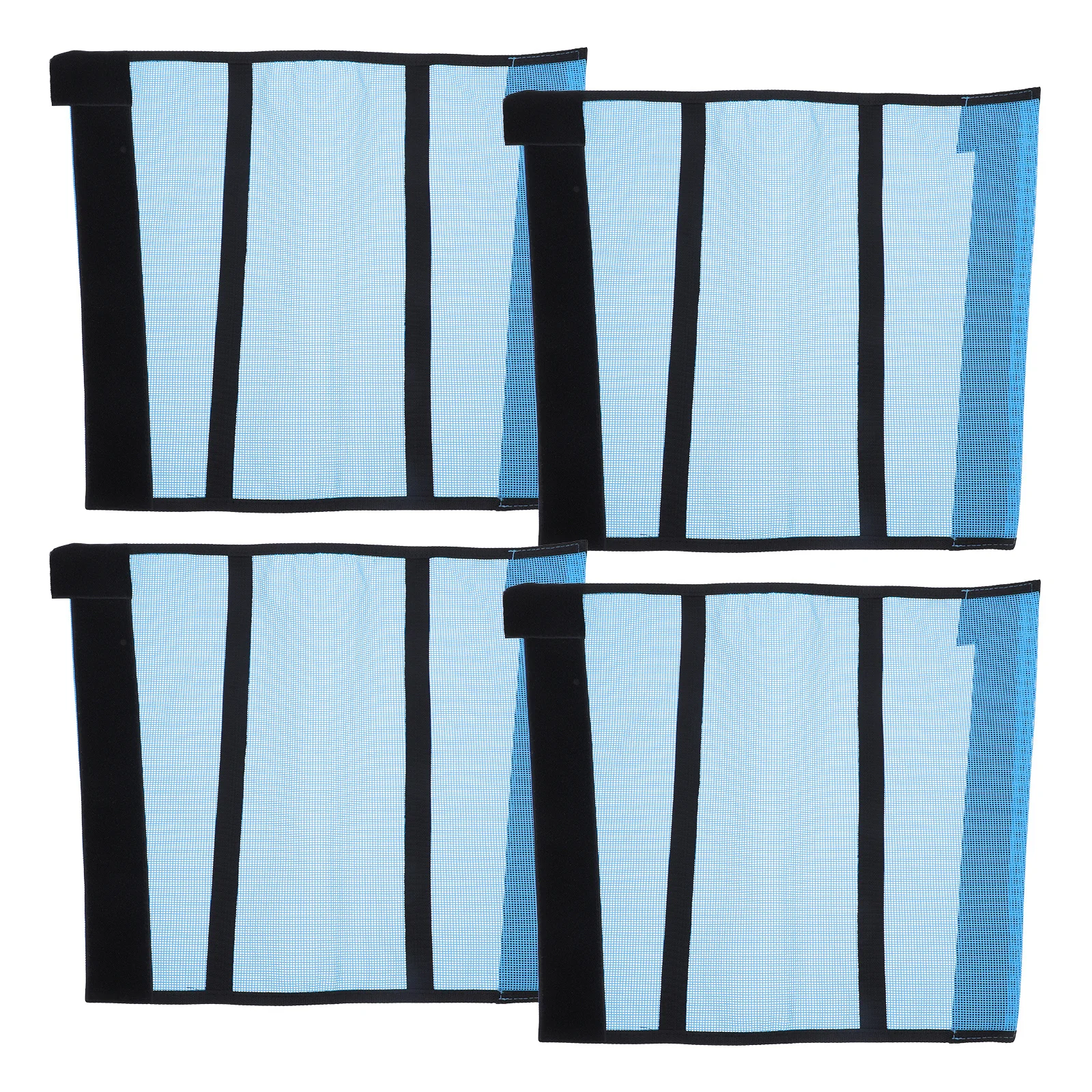 4Pcs Pelindung Kaki Kuda Desain Jaring Bernapas Ringan Set Pelindung Kaki Kuda Desain Jaring Plastik