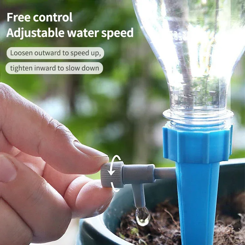 Adjustable Plant and Flower Self Watering System - Automatic Drip Irrigation Control Kit