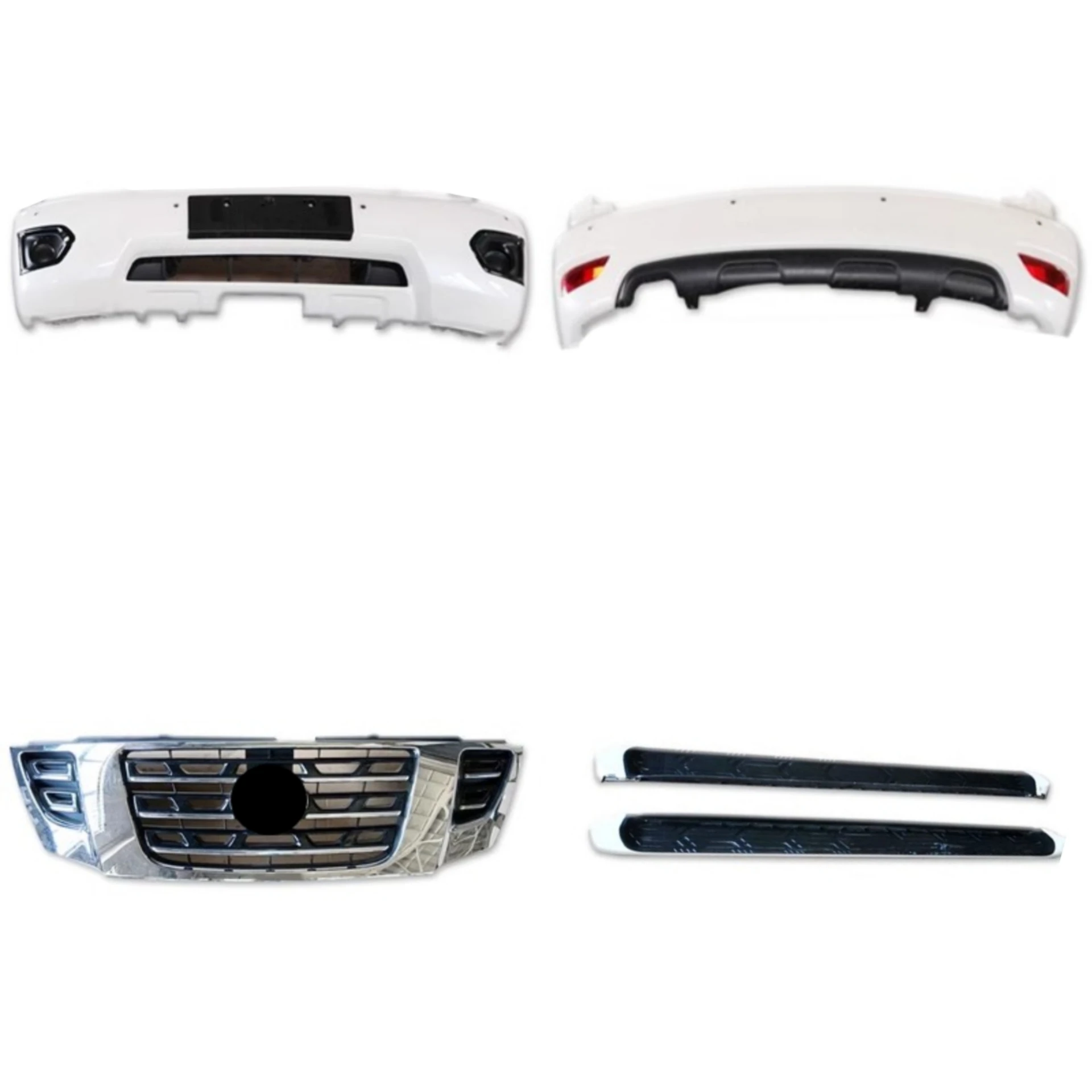 Front Rear Bumper Side Pedal Grille Grill Grid Radiator for Nissan Patrol Y62 Body Kit Surround Auto Accessories