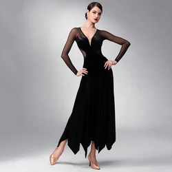 Custom High-end Modern Dance Costumes 2025 New Elegant Ballroom Party Dress Competition Women Standard Waltz Dancing Clothes