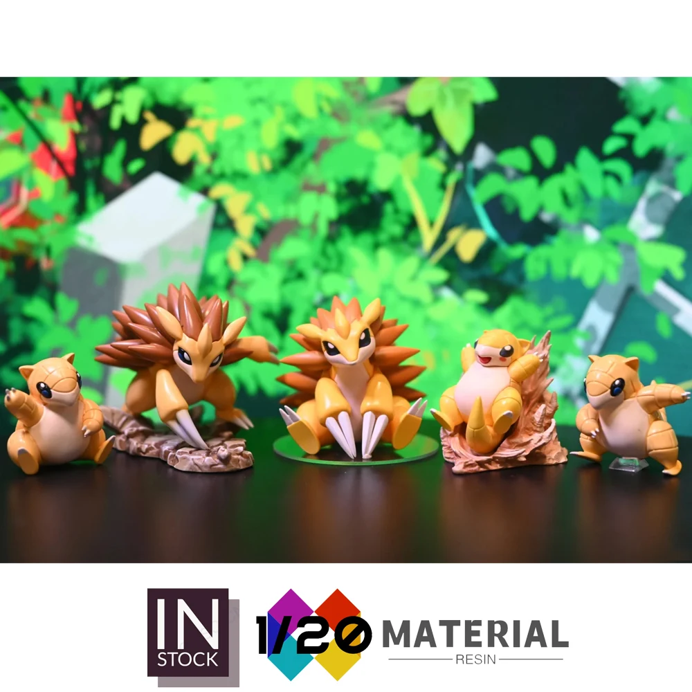 

[В наличии] World Resin Scale [MEGAZZ] — Sandshrew & Sandslash & Alolan Sandshrew & Alolan Sandslash [Split RE-MENT]