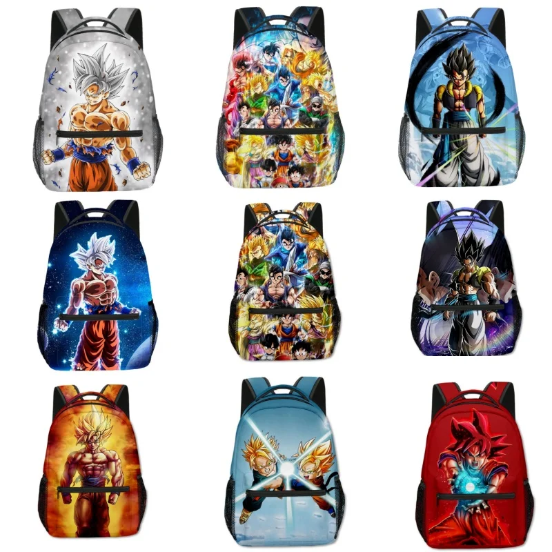 

3D Printed Dragon Ball New Cartoon Anime Primary and Secondary School Bag Student Backpack Children's Boy