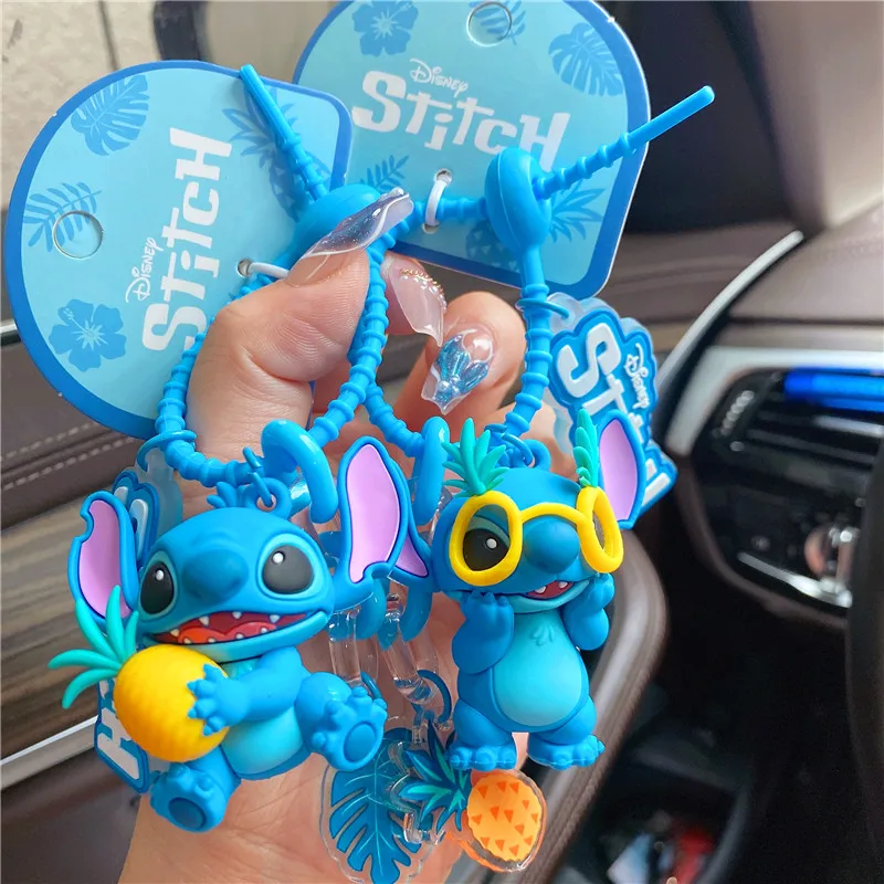 

Disney Stitch Keychain Pendant Couple Key Ring Backpack Charm Gift- A cute accessory to give friends, suitable as a holiday gift