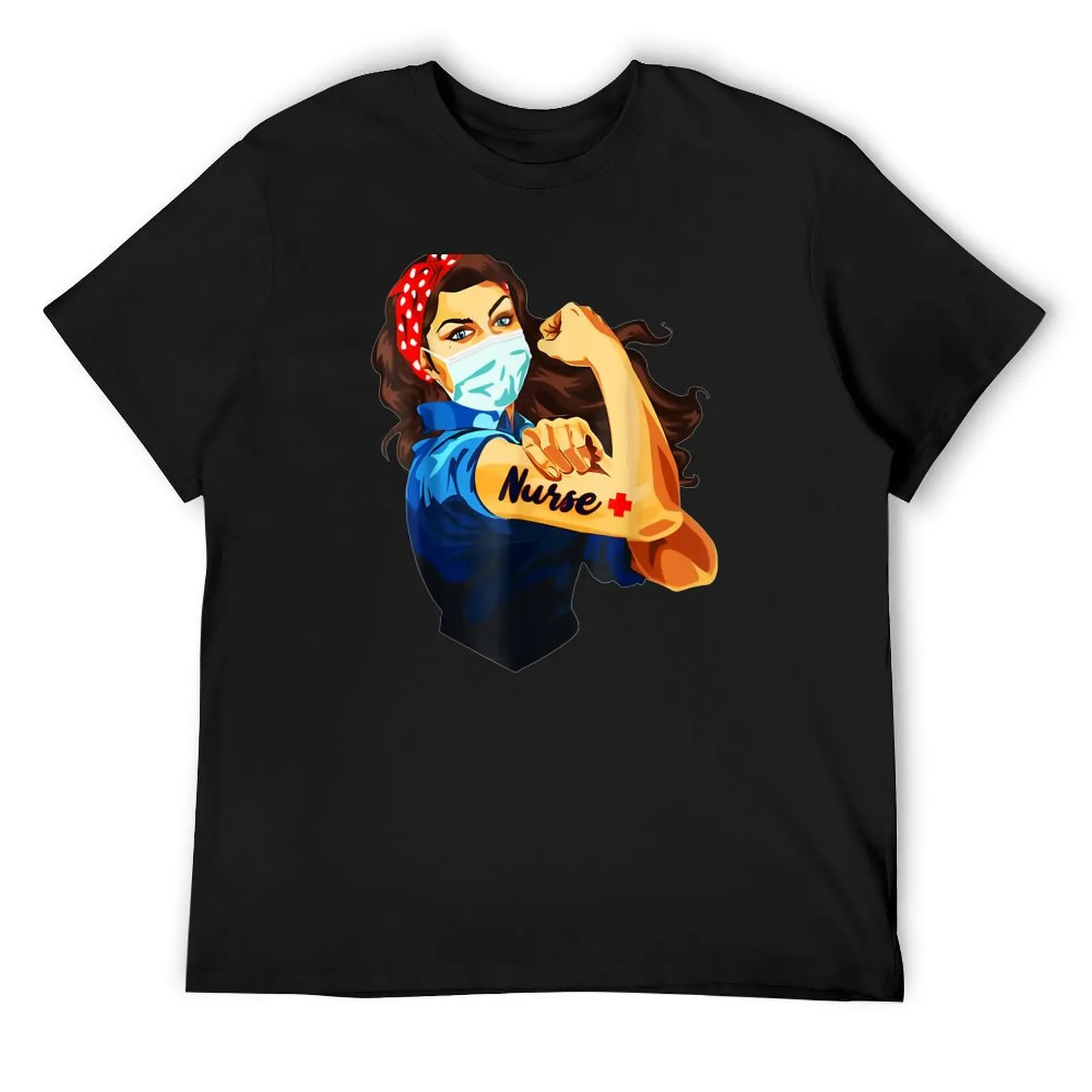 

Strong nurse rosie riveter T-Shirt essential t shirt funny meme t-shirts tshirts personalised mens clothes