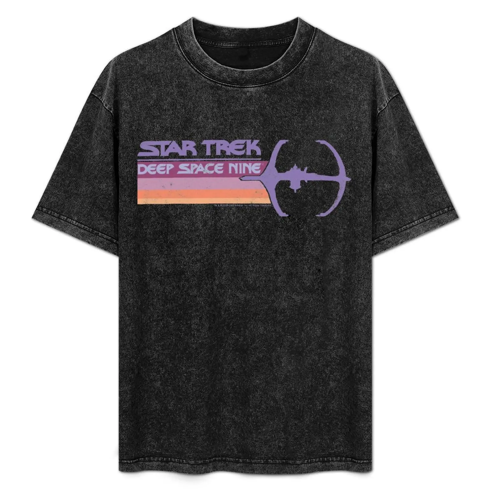 

Star Trek Deep Space Nine Distressed Vintage Logo T-Shirt sublime plus sizes shirts men