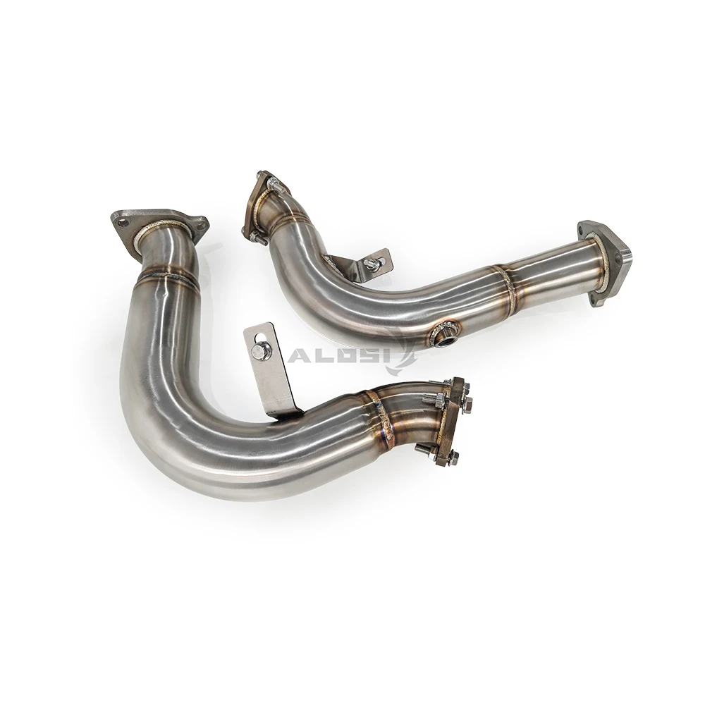 Suitable for Audi Q5 3.0T models from 2009 to 2016. High-performance straight-through exhaust system with lower exhaust pipe.