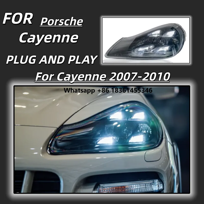 

for Car Lights Headlight 2008-2010 Dynamic Signal Head Lamp LED Headlights Drl Lens Automotive Accessories