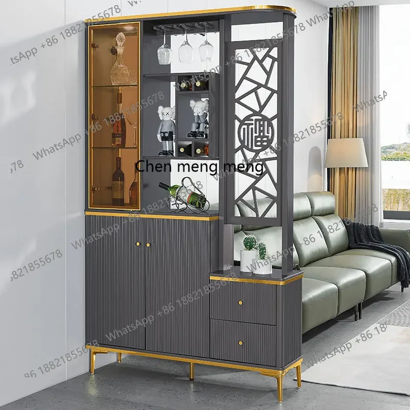 

H Minimalist entrance cabinet Modern simple living room partition screen decoration room foyer cabinet