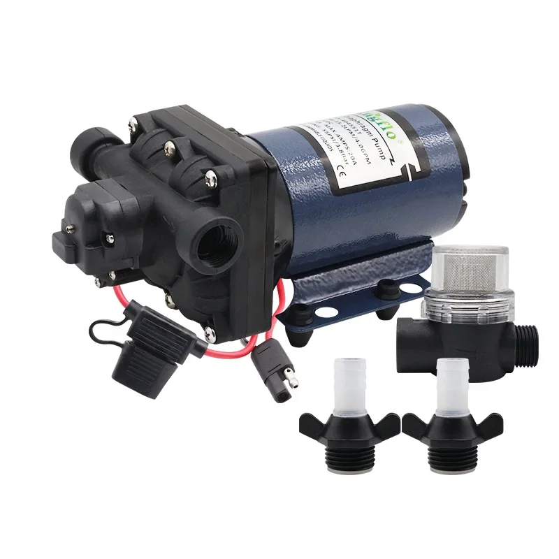 Singflo Factory HY-304551T Bombas de diafragma eléctricas de bajo ruido 50DB 55psi 12v CC Bomba de agua para RV